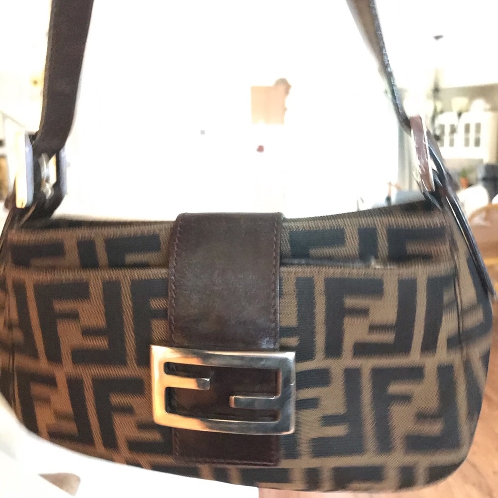 Authentic Fendi Zucca Baguette